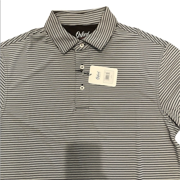 OXFORD AMERICA TURNER CLASSIC STRIPED SHORT SLEEVE POLO - NWT - Picture 2 of 6